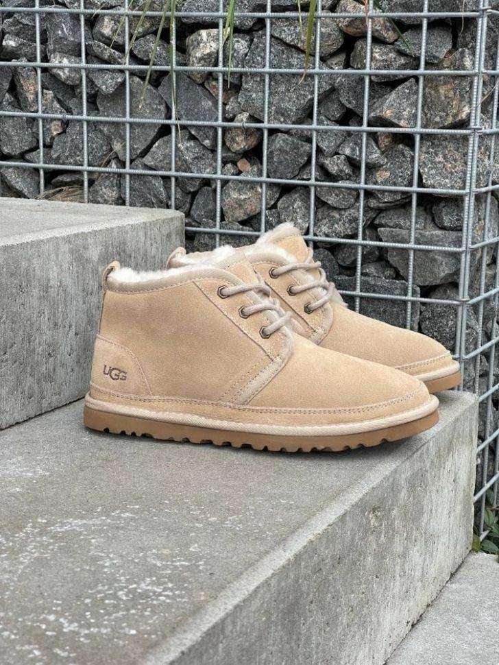 Жіночі UGG Ньюмел Чоботи Бежеві Замша Neumel Beige Surde — фото 2