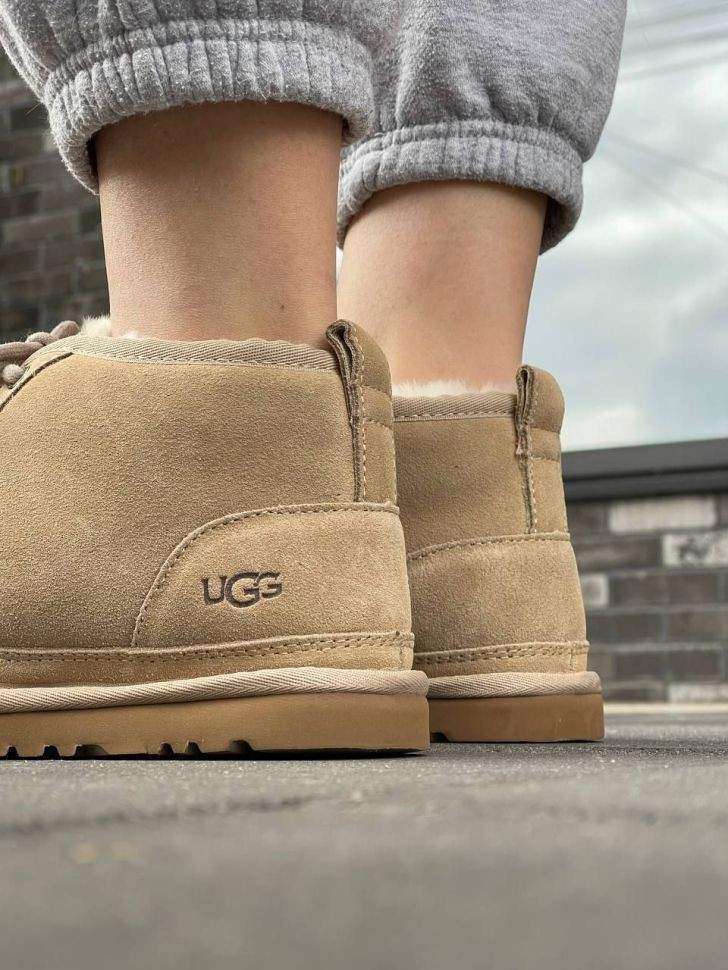Жіночі UGG Ньюмел Чоботи Бежеві Замша Neumel Beige Surde — фото 12