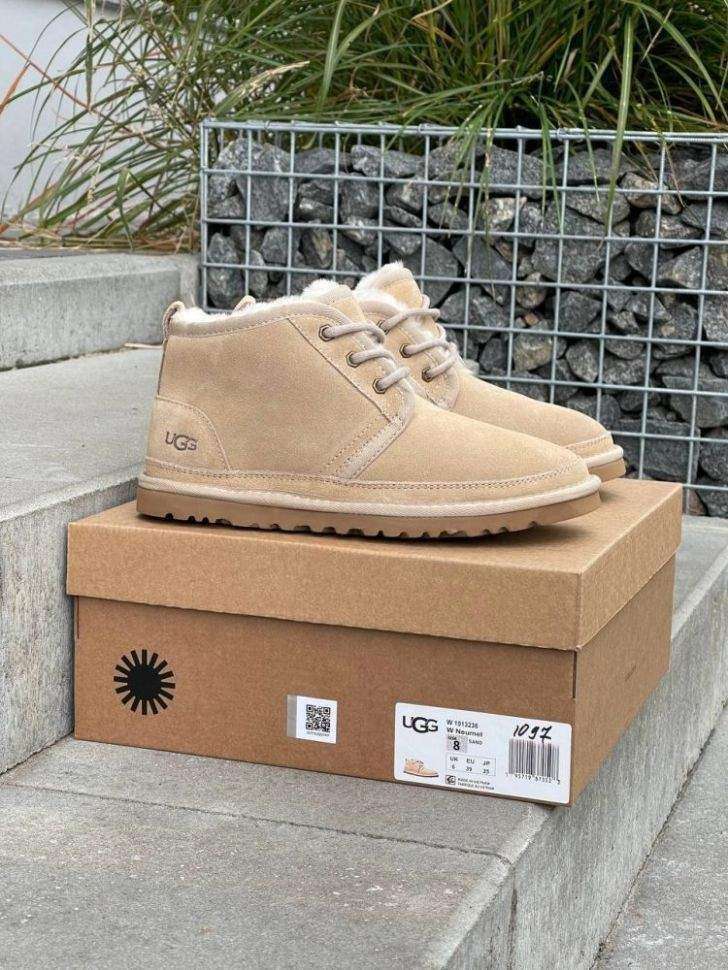 Жіночі UGG Ньюмел Чоботи Бежеві Замша Neumel Beige Surde — фото 14