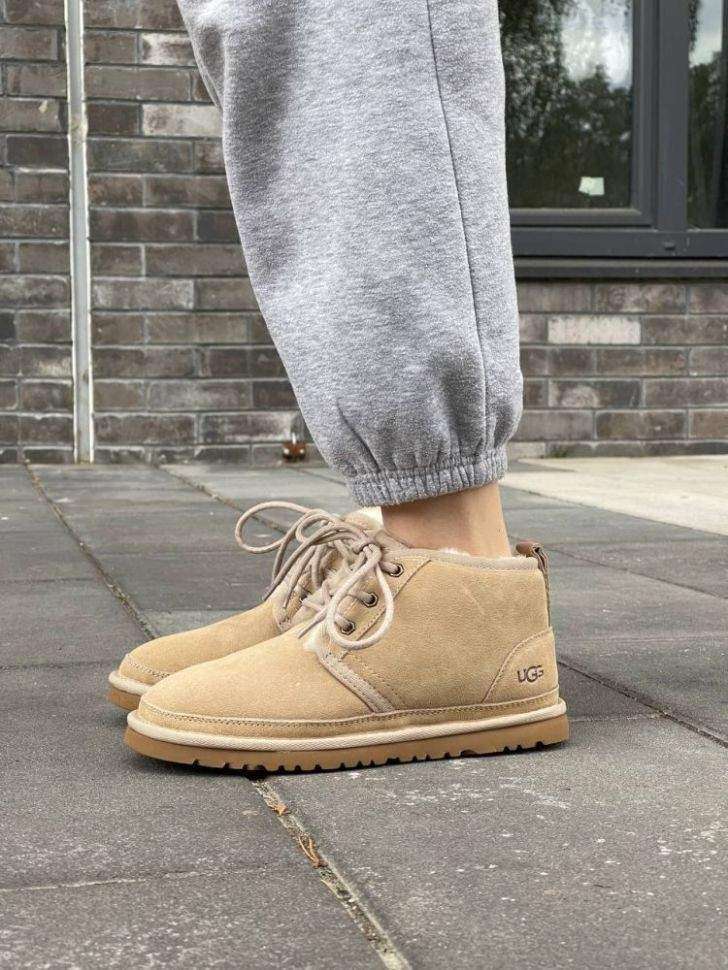 Жіночі UGG Ньюмел Чоботи Бежеві Замша Neumel Beige Surde — фото 6