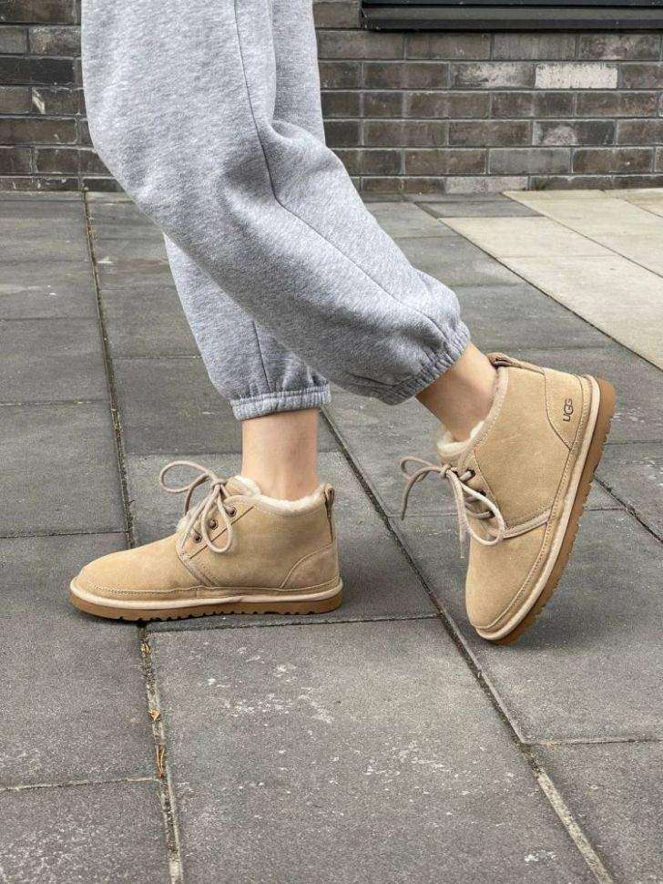 Жіночі UGG Ньюмел Чоботи Бежеві Замша Neumel Beige Surde — фото 7
