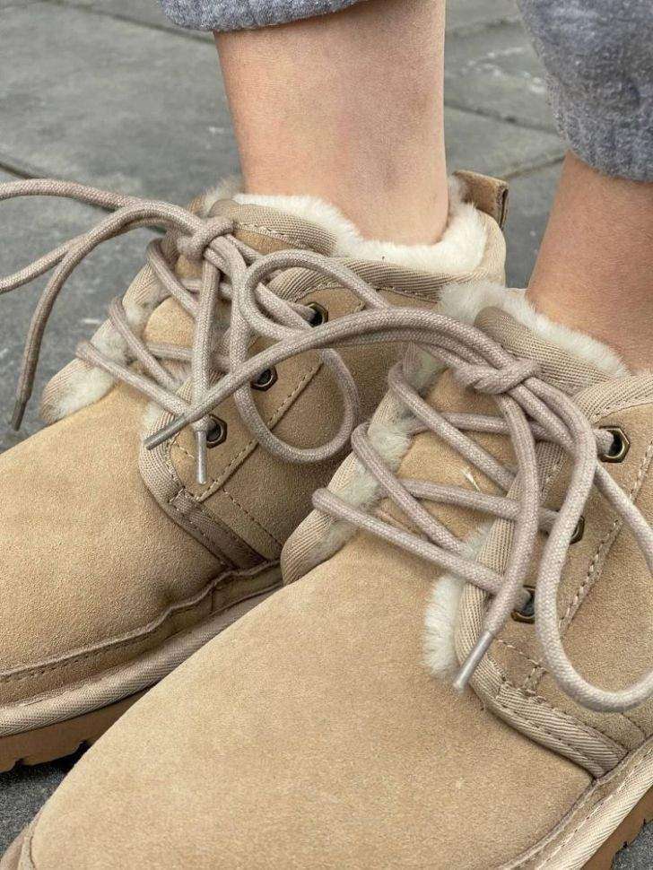 Жіночі UGG Ньюмел Чоботи Бежеві Замша Neumel Beige Surde — фото 10