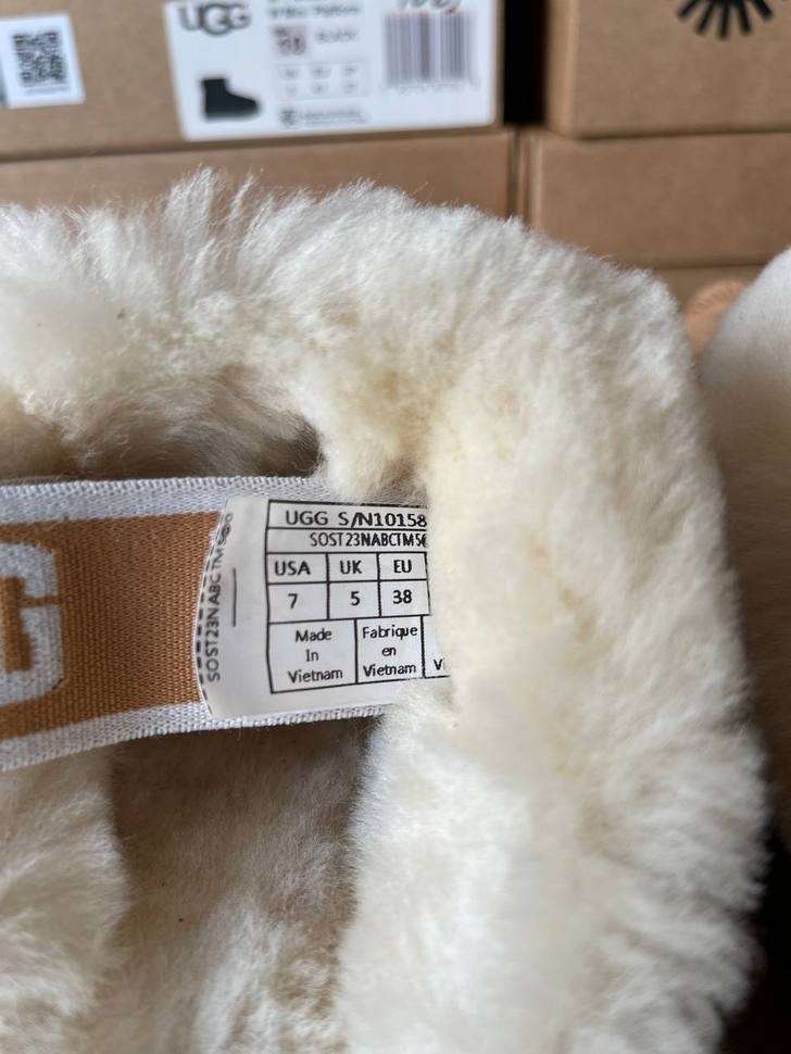 Жіночі UGG Сандалі Платформа Помаранчеві Замша Funkette Slippers Platform Chestnut — фото 13