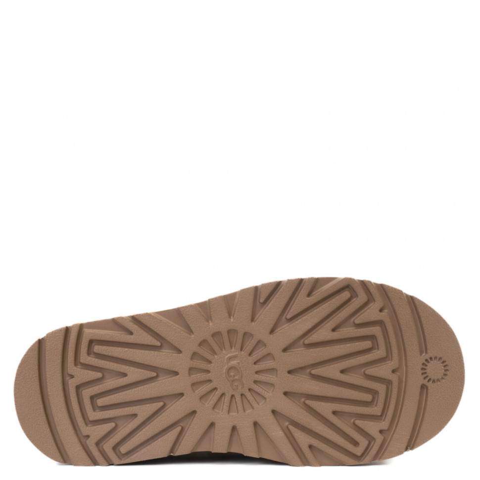 Жіночі UGG Сандалі Платформа Помаранчеві Замша Funkette Slippers Platform Chestnut — фото 4