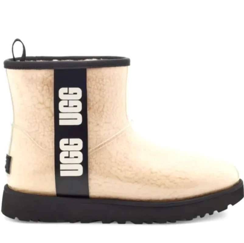 Жіночі UGG Міні Прозорі Силіконові Бежеві Classic Clear Mini Send