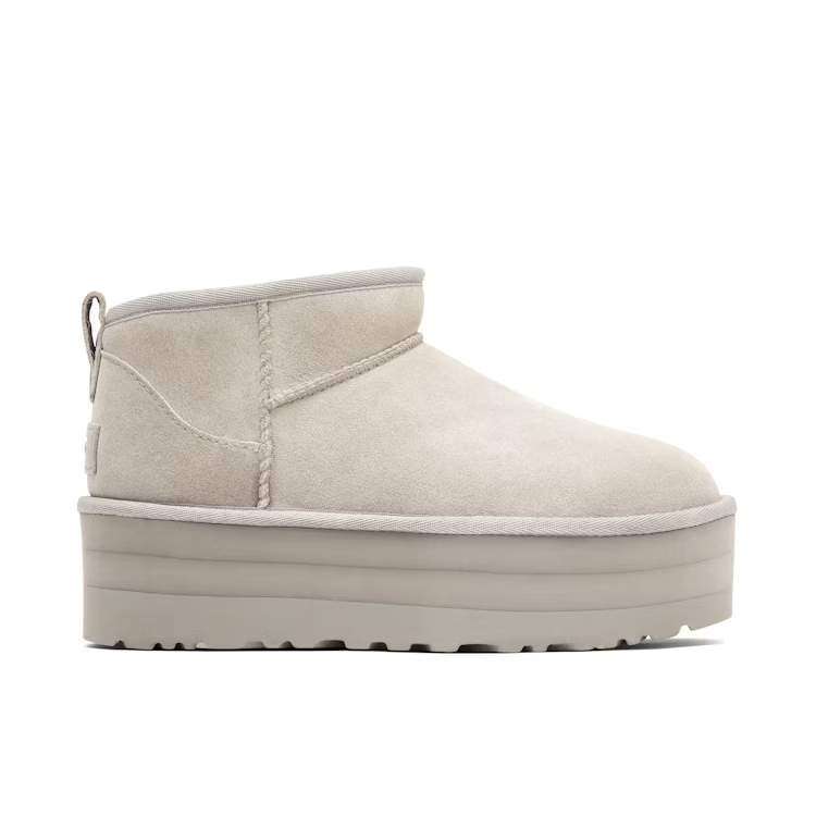 Жіночі UGG Ультра Міні Платформа Замша Сірі Classic Ultra Mini Platform Light Grey Suede