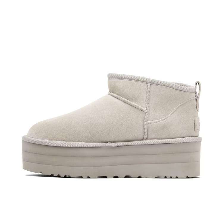 Жіночі UGG Ультра Міні Платформа Замша Сірі Classic Ultra Mini Platform Light Grey Suede — фото 13