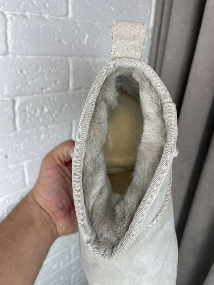 Жіночі UGG Ультра Міні Платформа Замша Сірі Classic Ultra Mini Platform Light Grey Suede — фото 8