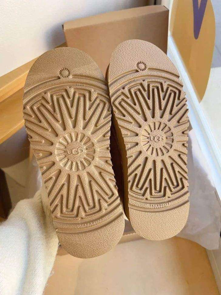Жіночі UGG Платформа Чоботи Сліпери Тапці Помаранчеві Замша з Хутром Coquette Platform Chestnut — фото 12