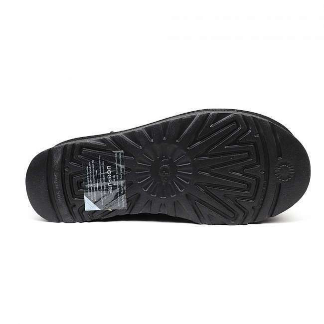 Жіночі UGG Міні Платформа Чорні Шкіра Mini Platform Black Leather — фото 4