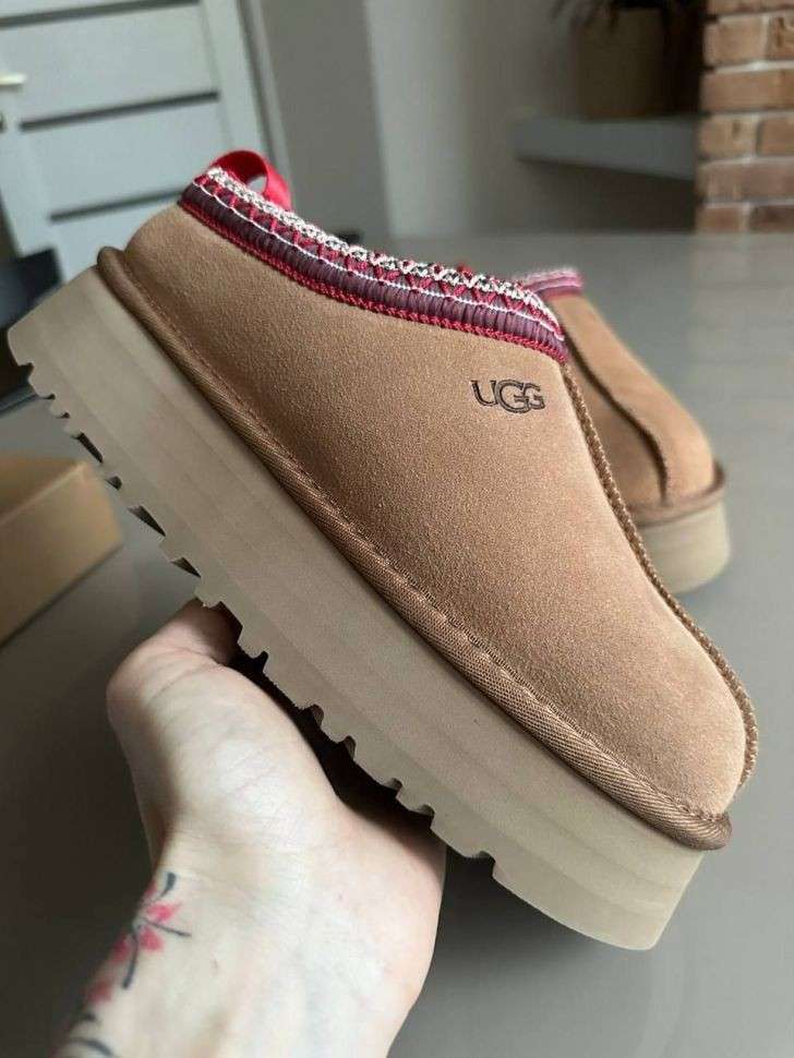Жіночі UGG Тазз Сліппер Ультра Міні Платформа Помаранчеві Slipper Tazz Platform Chestnut — фото 7