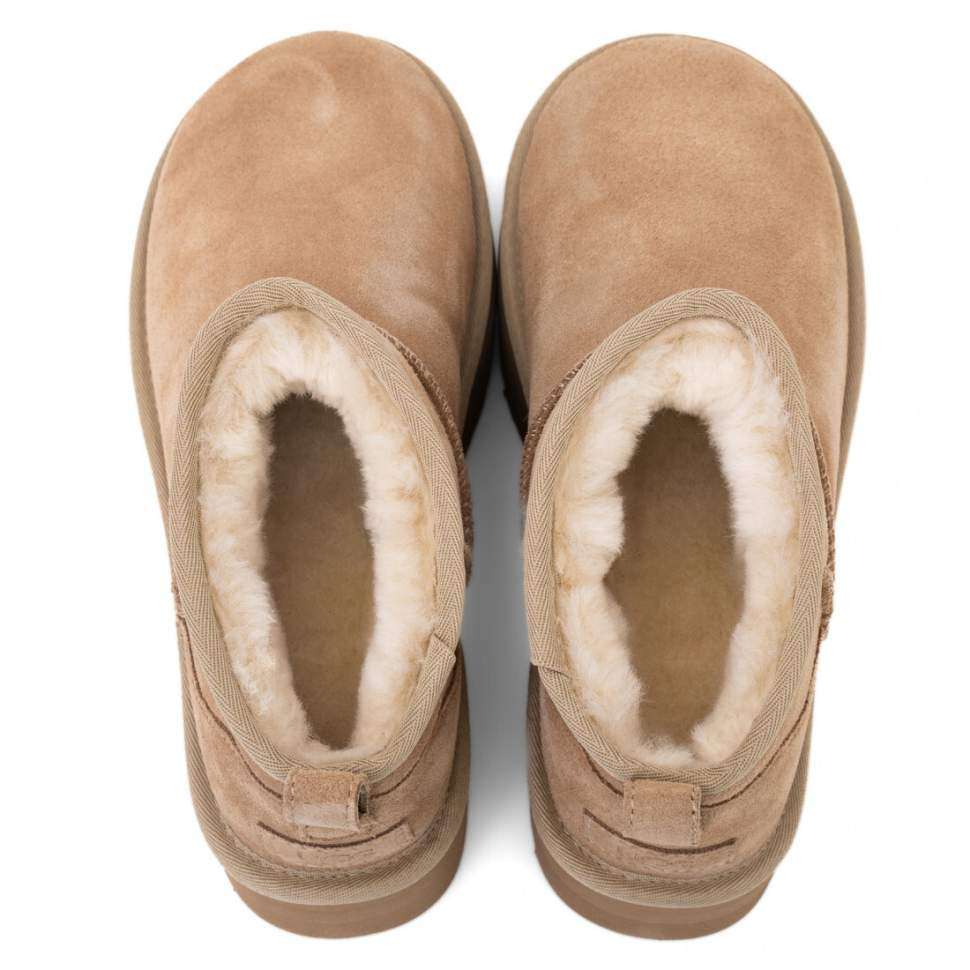 Жіночі UGG Ультра Міні Платформа Пісочні Classic Ultra Mini Platform Mustard Seed Suede — фото 2