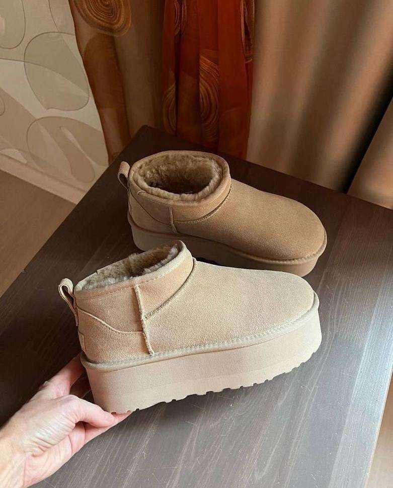Жіночі UGG Ультра Міні Платформа Пісочні Classic Ultra Mini Platform Mustard Seed Suede — фото 11