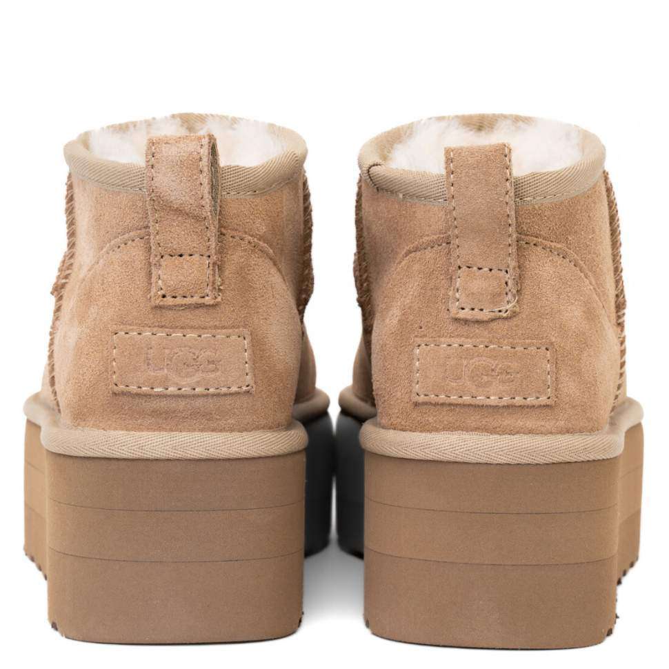 Жіночі UGG Ультра Міні Платформа Пісочні Classic Ultra Mini Platform Mustard Seed Suede — фото 3