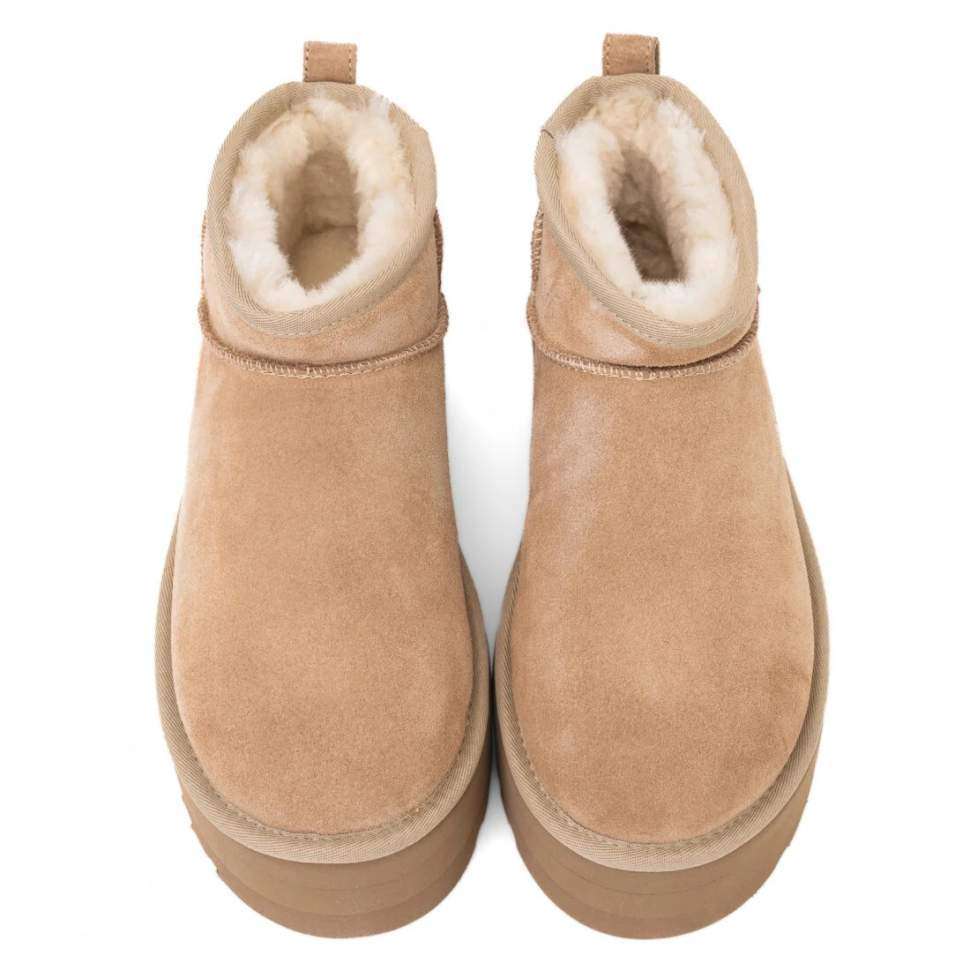 Жіночі UGG Ультра Міні Платформа Пісочні Classic Ultra Mini Platform Mustard Seed Suede — фото 4