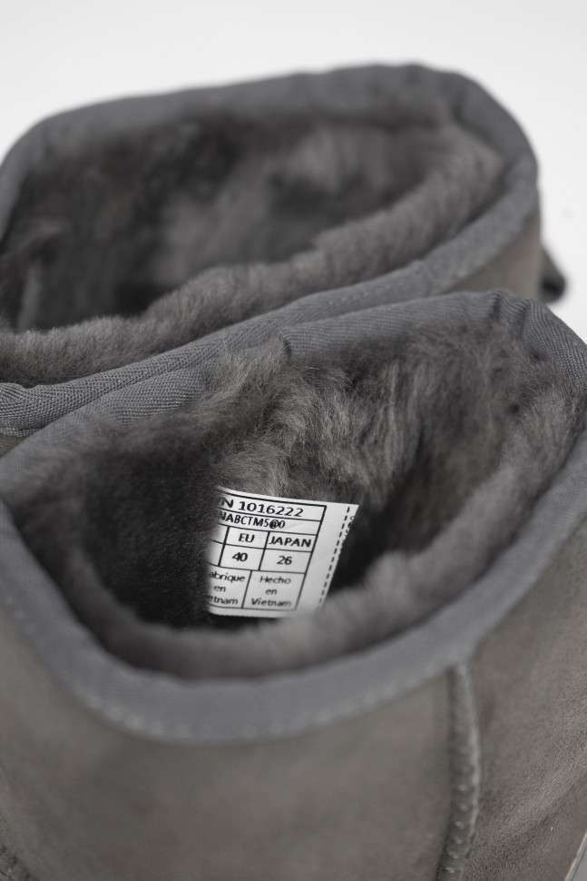 Жіночі UGG Міні Сірі Замша Хром Classic Mini Grey CHROMIUM — фото 12
