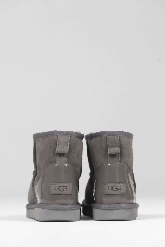 Жіночі UGG Міні Сірі Замша Хром Classic Mini Grey CHROMIUM — фото 14