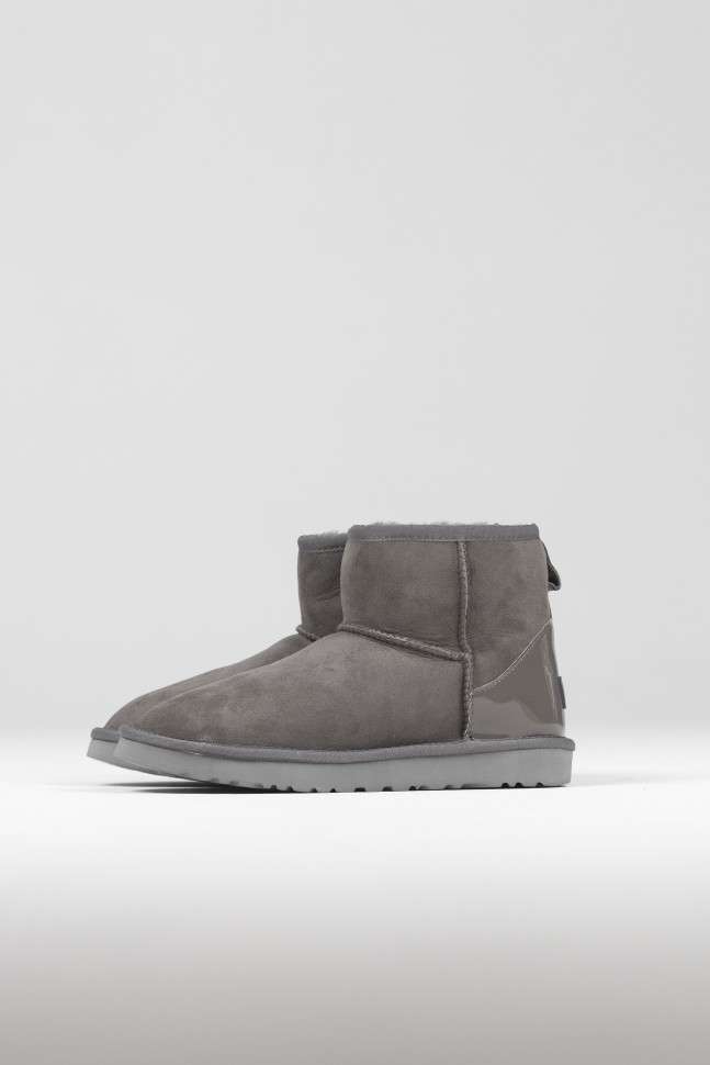 Жіночі UGG Міні Сірі Замша Хром Classic Mini Grey CHROMIUM — фото 15
