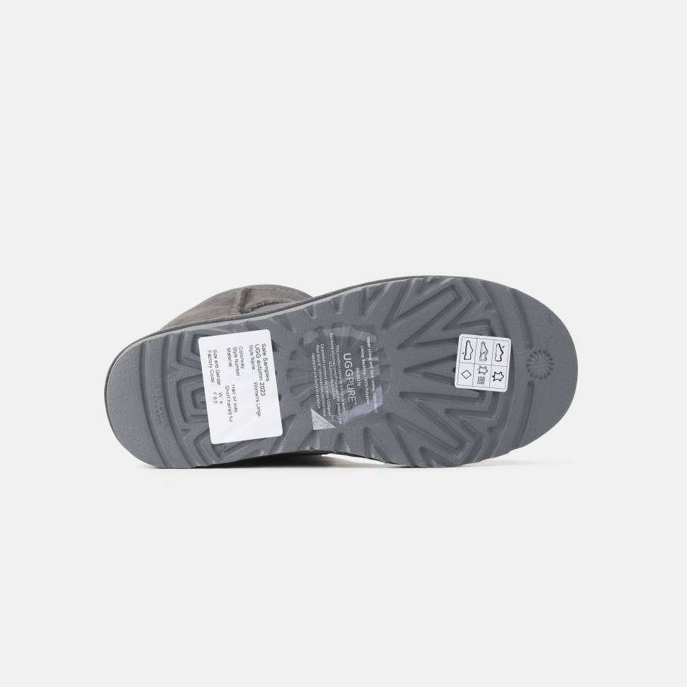 Жіночі UGG Міні Сірі Замша Хром Classic Mini Grey CHROMIUM — фото 6