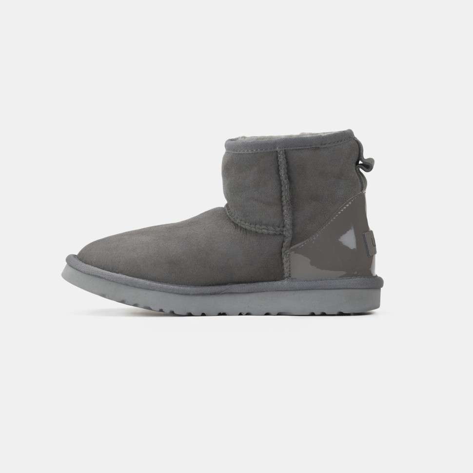 Жіночі UGG Міні Сірі Замша Хром Classic Mini Grey CHROMIUM — фото 7