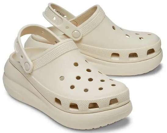 Жіночі Crocs Classic Crush Clog Platform Bone