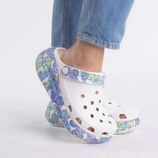 Жіночі Crocs Crush Clog White/Multi Butterfly — фото 2