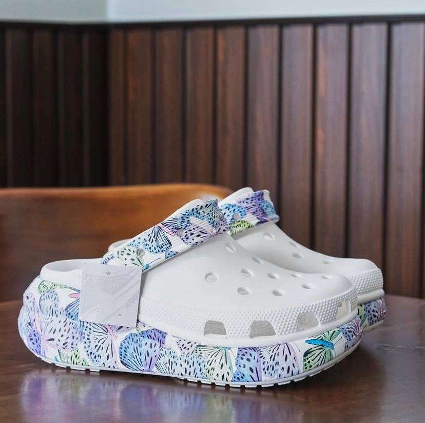 Жіночі Crocs Crush Clog White/Multi Butterfly — фото 7