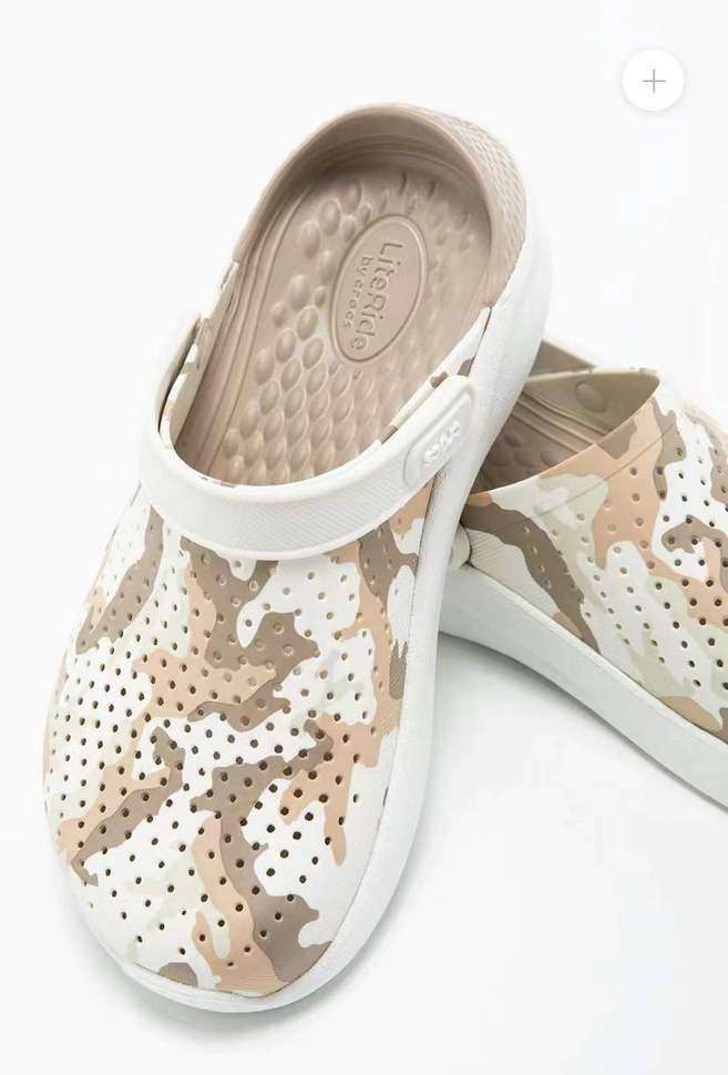 Чоловічі Crocs LiteRide Printed Camo Clog Almost White — фото 2