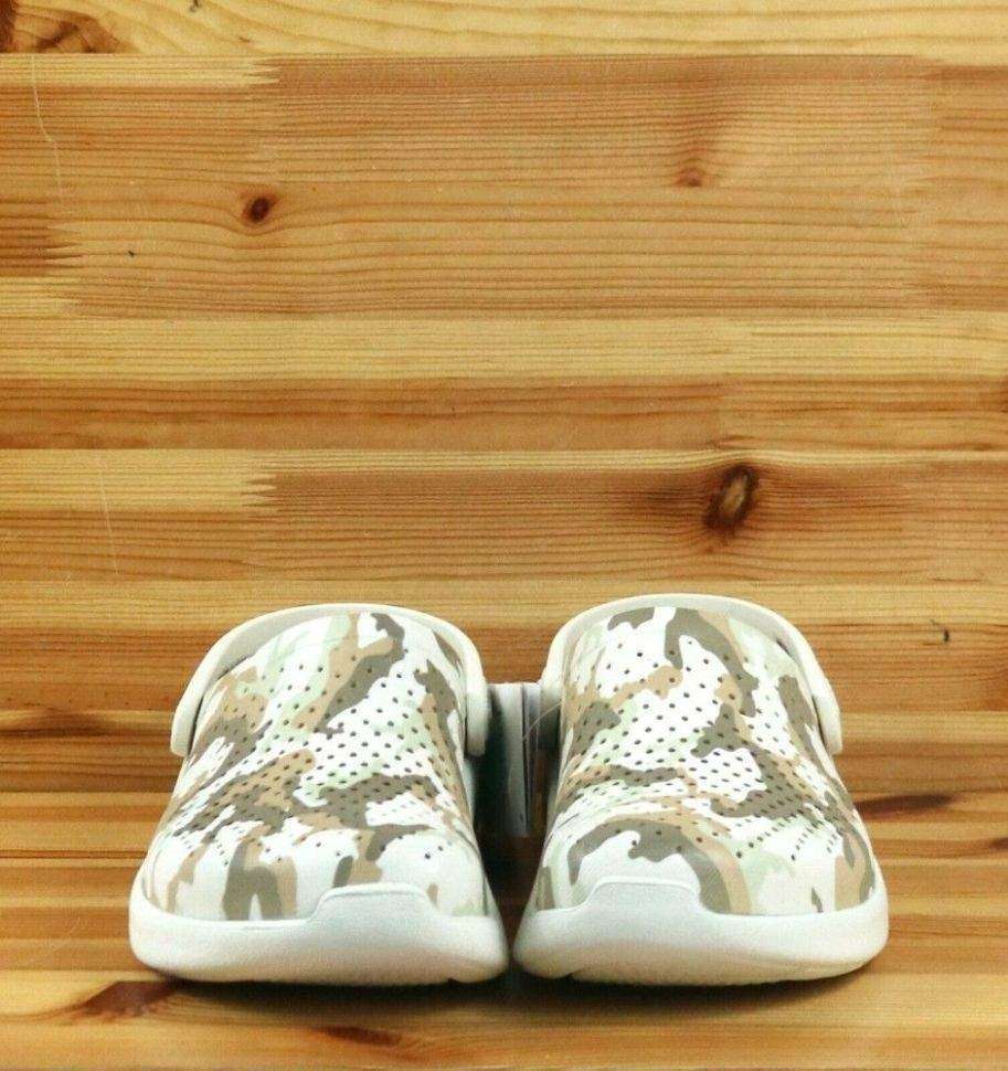 Чоловічі Crocs LiteRide Printed Camo Clog Almost White — фото 13