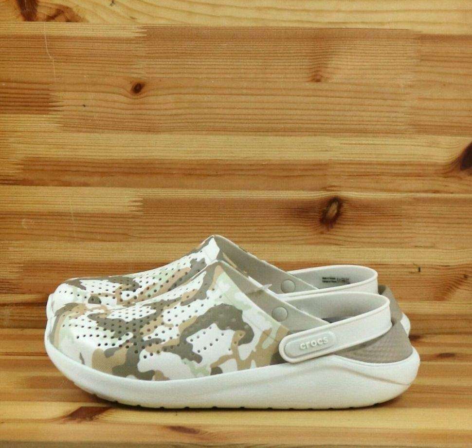 Чоловічі Crocs LiteRide Printed Camo Clog Almost White — фото 14