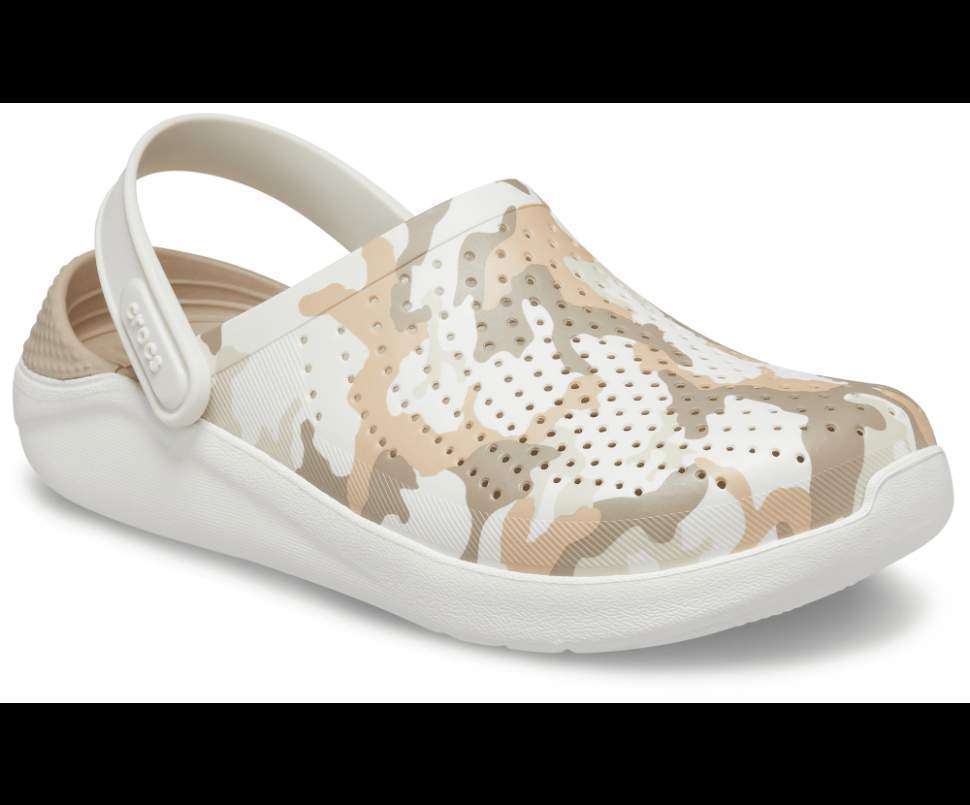 Чоловічі Crocs LiteRide Printed Camo Clog Almost White — фото 6