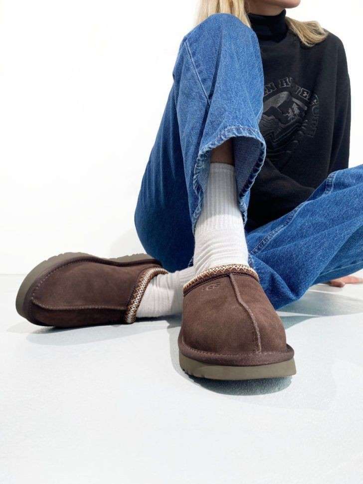 Жіночі UGG Тасман Сліппер Ультра Міні Коричневі Шльопанці Tasman Brown Slipper — фото 11