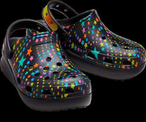 Жіночі Crocs Crush Clog Black/Mult Disco Dance — фото 1