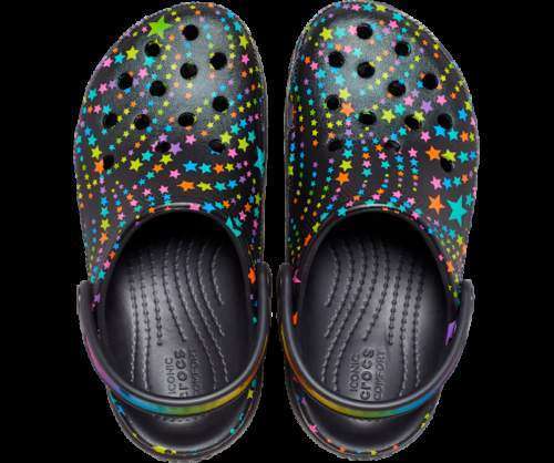 Жіночі Crocs Crush Clog Black/Mult Disco Dance — фото 3