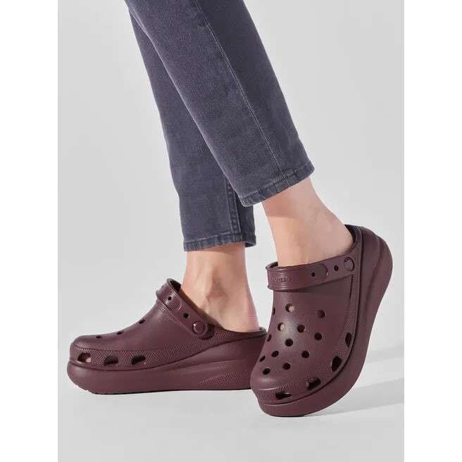 Жіночі Crocs Classic Crush Clog Dark Cherry — фото 9