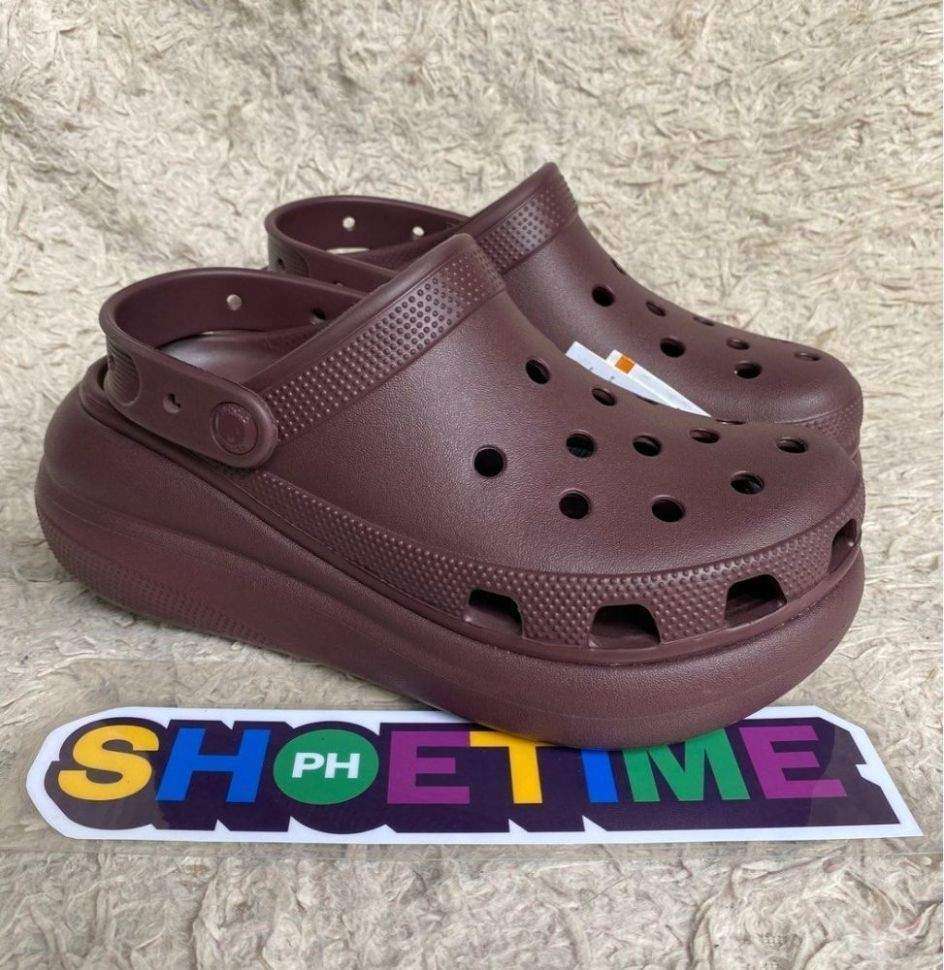 Жіночі Crocs Classic Crush Clog Dark Cherry — фото 10