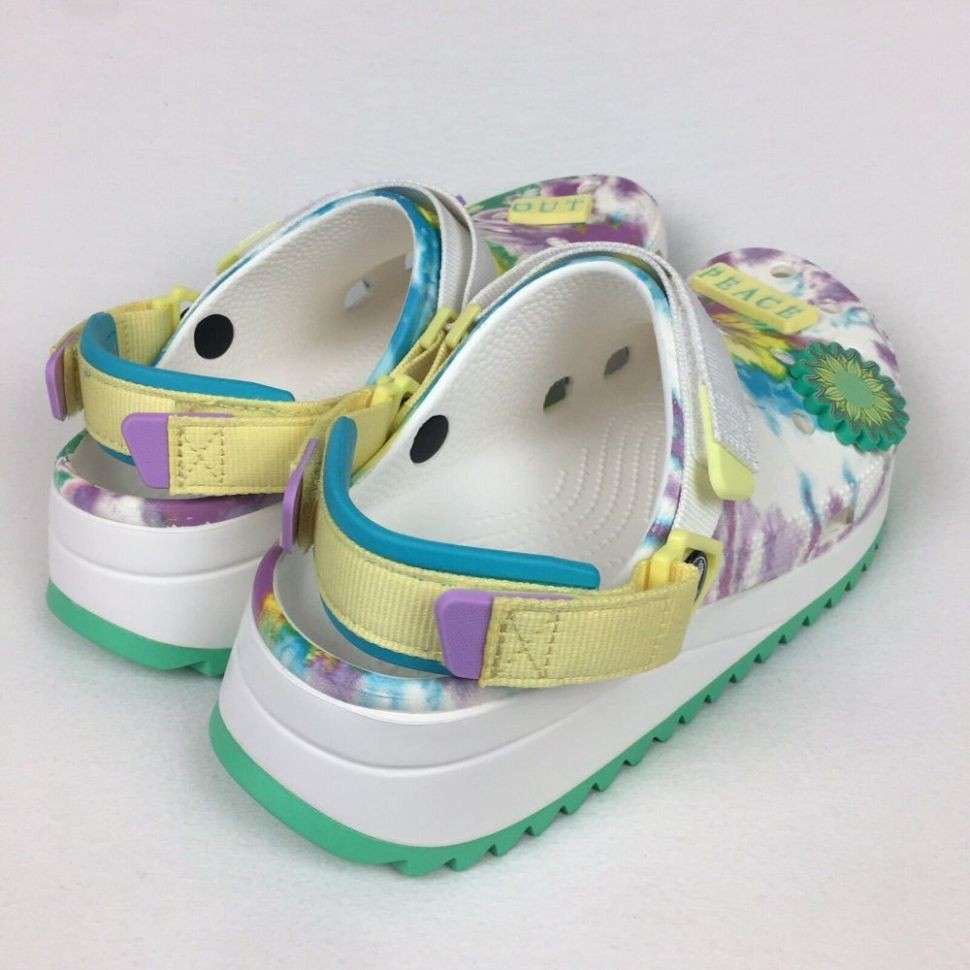 Жіночі Crocs Classic Hiker Peace Out Clog Green — фото 3