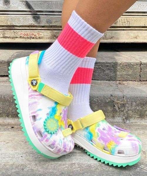 Жіночі Crocs Classic Hiker Peace Out Clog Green — фото 8