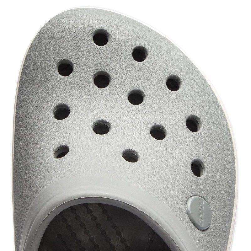 Дитячі Crocs для дівчинки Crocband Platform Clog Grey/Rose — фото 9