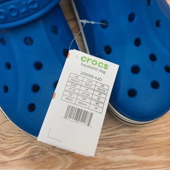 Чоловічі Crocs Bayaband Clog bright cobalt Slate Grey — фото 2