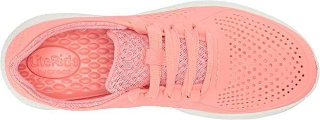 Жіночі кросівки Пейсер Рожеві Crocs Literide Pacer fresco — фото 6