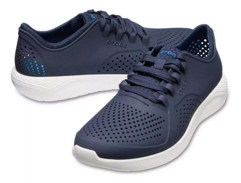Жіночі кросівки Crocs LiteRide Pacer Navy/White — фото 11