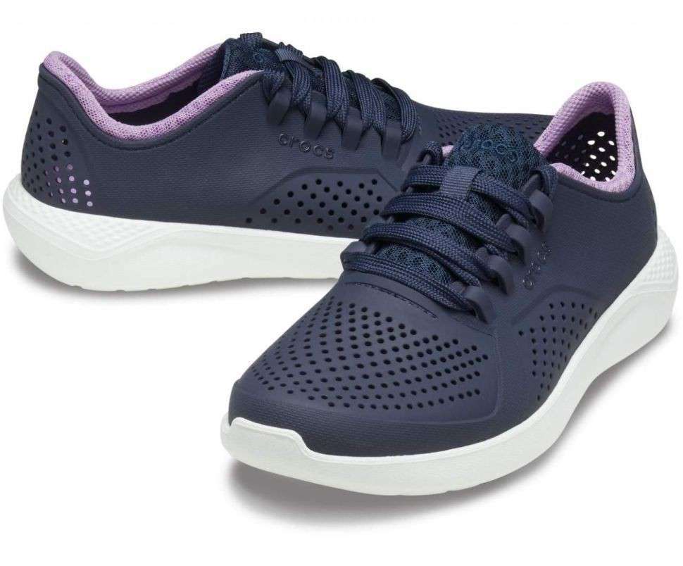Crocs Кросівки Пейсер Сині з Фіолетовим LiteRide Pacer Navy Orchid