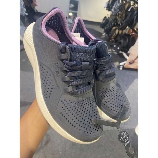 Crocs Кросівки Пейсер Сині з Фіолетовим LiteRide Pacer Navy Orchid — фото 2