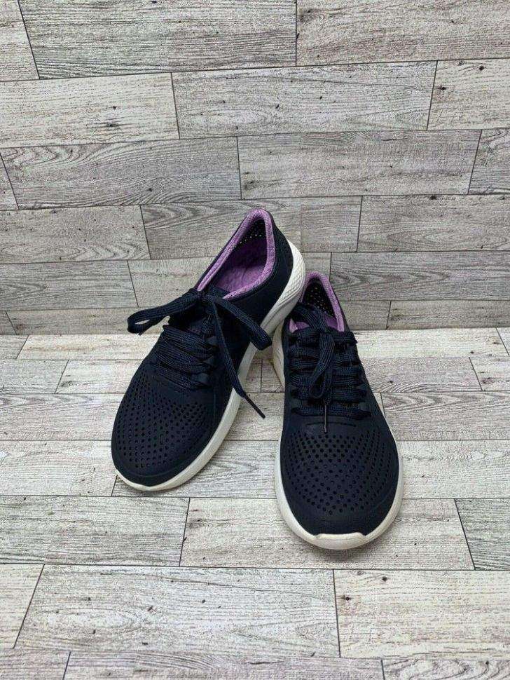 Crocs Кросівки Пейсер Сині з Фіолетовим LiteRide Pacer Navy Orchid — фото 13