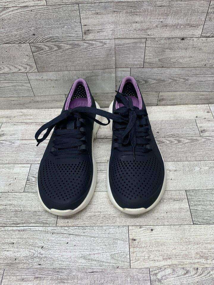 Crocs Кросівки Пейсер Сині з Фіолетовим LiteRide Pacer Navy Orchid — фото 3