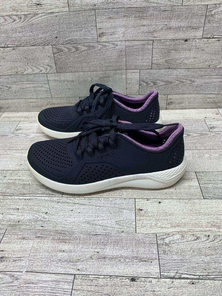 Crocs Кросівки Пейсер Сині з Фіолетовим LiteRide Pacer Navy Orchid — фото 4