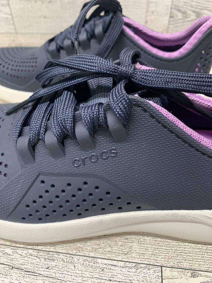 Crocs Кросівки Пейсер Сині з Фіолетовим LiteRide Pacer Navy Orchid — фото 5