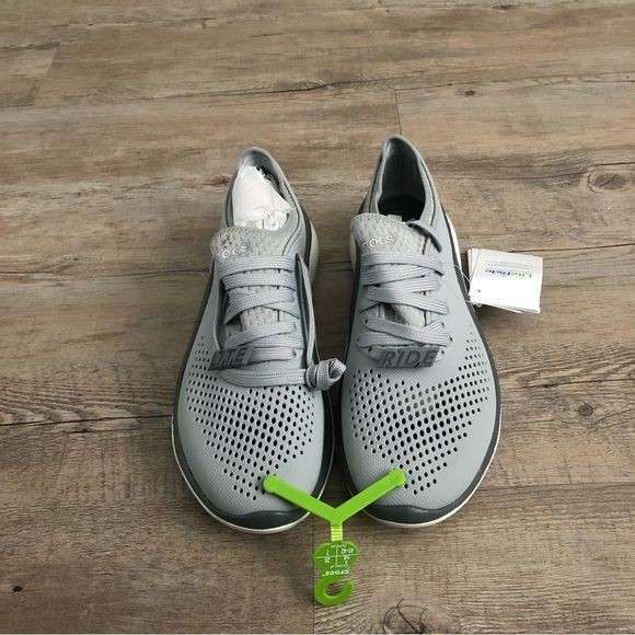 Чоловічі кросівки Crocs LiteRide 360 Pacer Light Grey/Slate Grey — фото 4