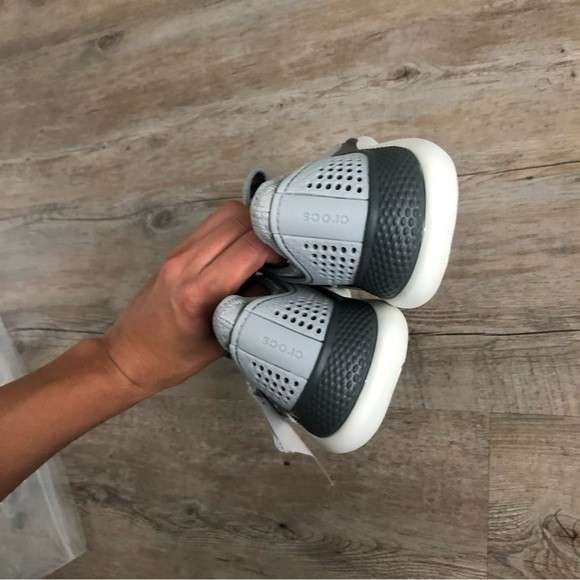 Чоловічі кросівки Crocs LiteRide 360 Pacer Light Grey/Slate Grey — фото 6